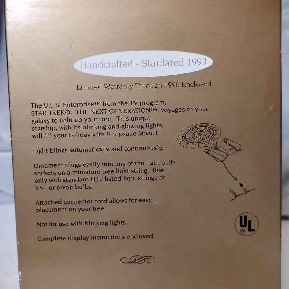 1993 Star Trek Hallmark Ornament